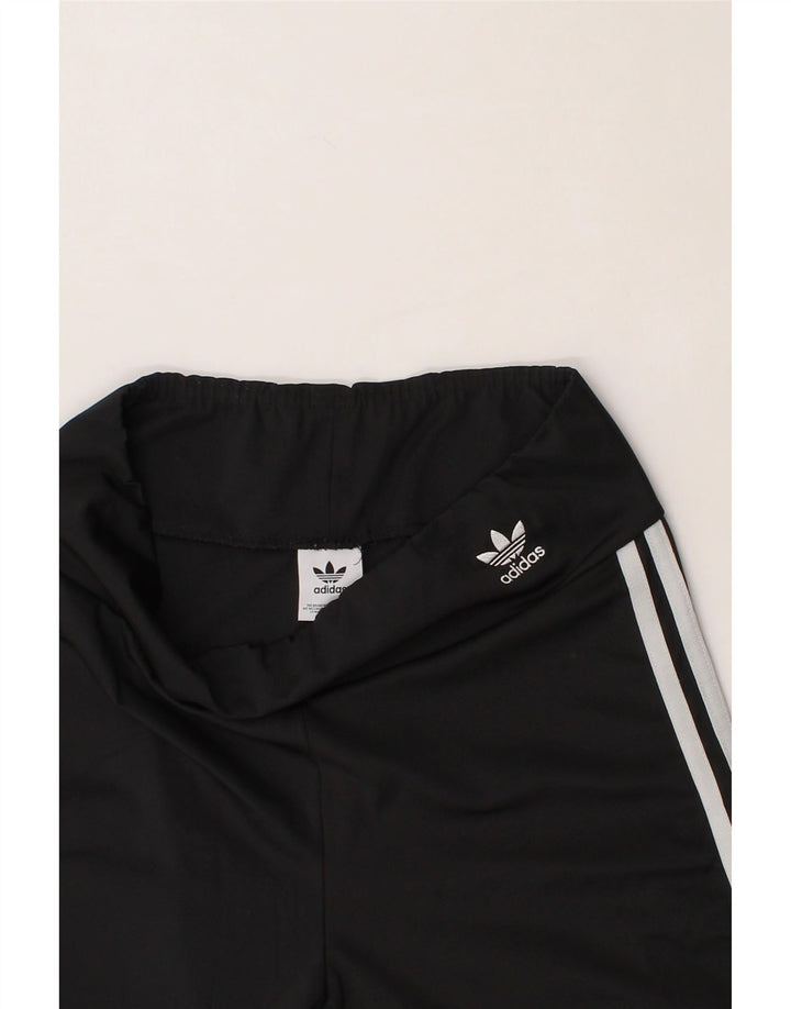 ADIDAS Womens Sport Shorts UK 14 Medium  Black Polyester Vintage Adidas and Second-Hand Adidas from Messina Hembry 