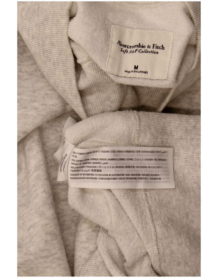 Felpa da donna Abercrombie & Fitch UK 14 Grigio medio chiazzato