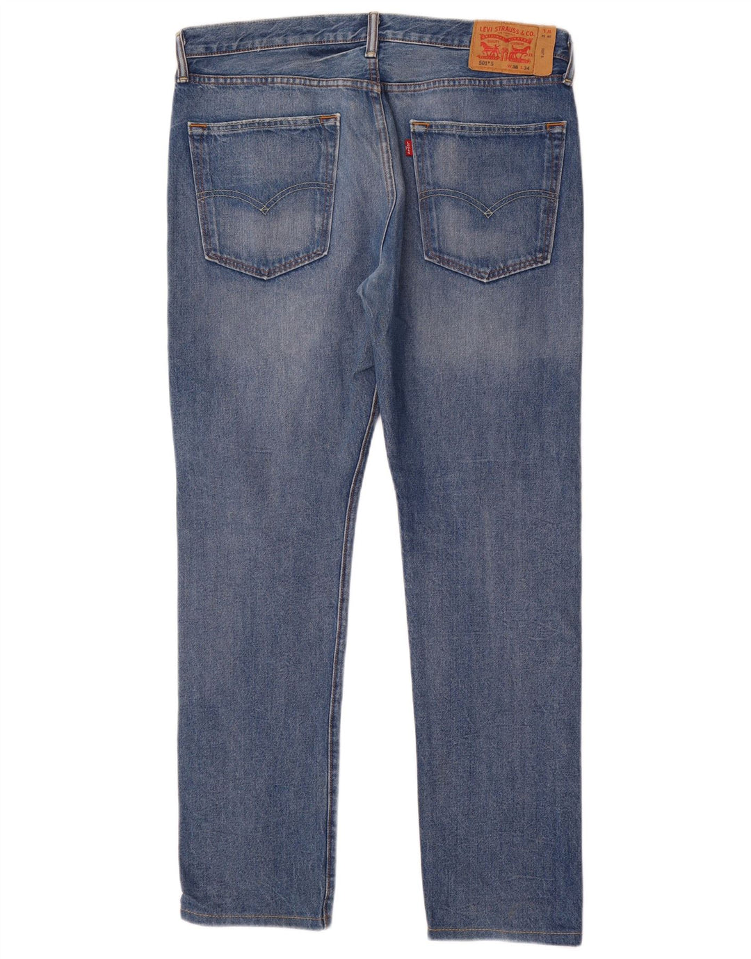 Levi's Uomo 501 Jeans dritti W36 L34 Cotone Blu
