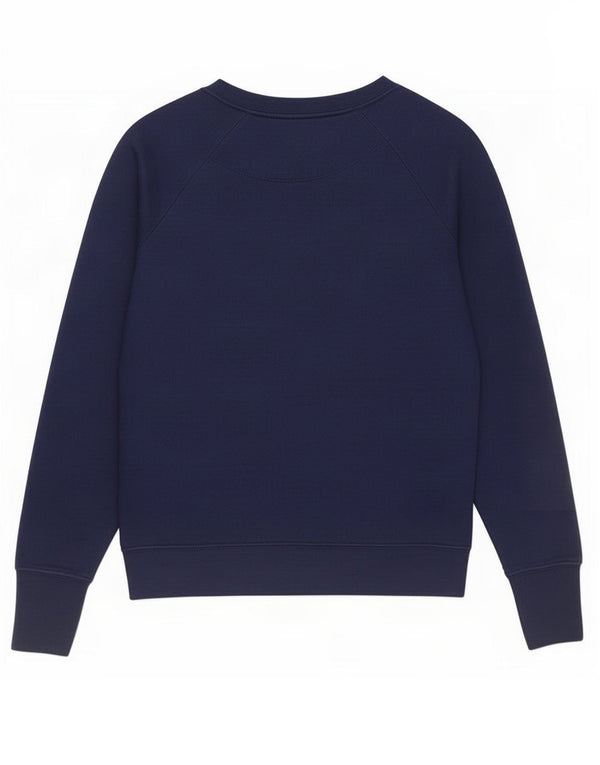 Felpa oversize con grafica da donna Champion UK 6 XS Blu navy