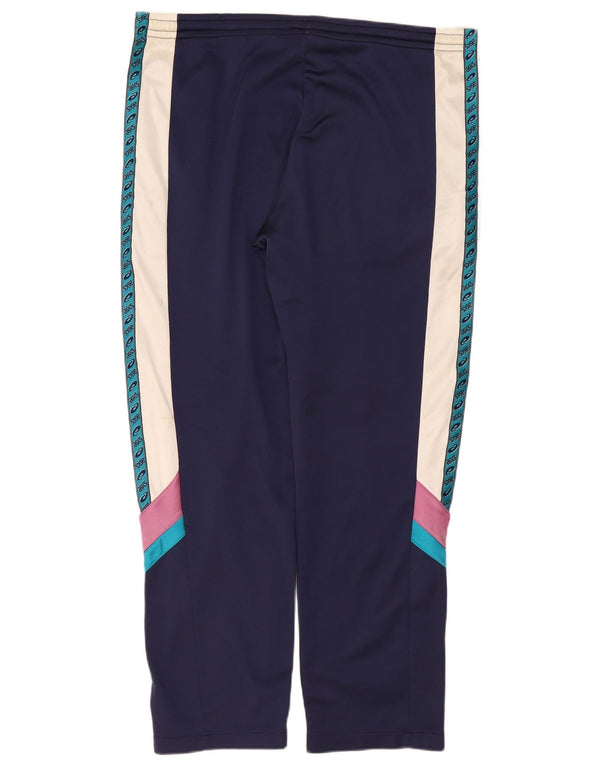 Pantaloni da tuta grafica da uomo Asics IT 52 XL Blu navy Colourblock