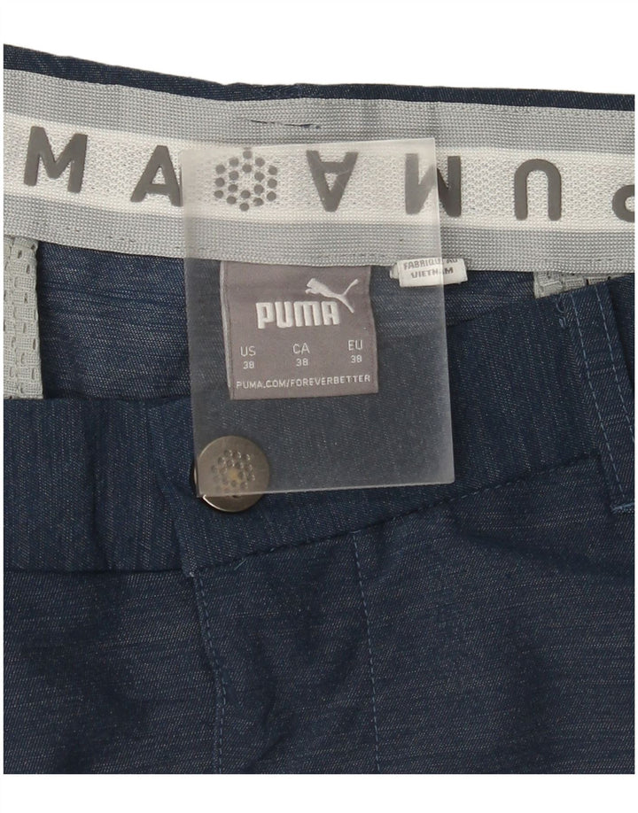 Pantaloncini chino da uomo Puma W38 XL blu navy