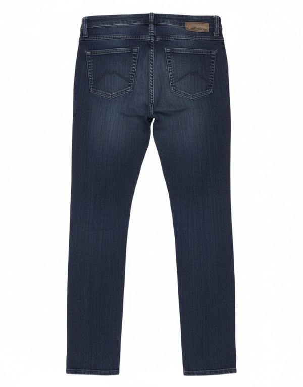 Jeans slim a vita alta SISSY da donna Mustang W28 L32 cotone blu navy