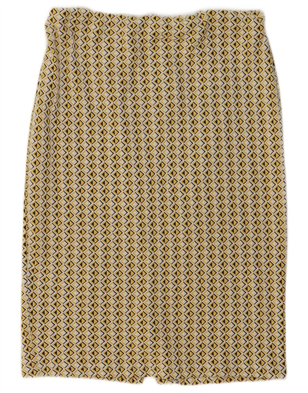 Gonna tubino Zara da donna grande W30 gialla geometrica