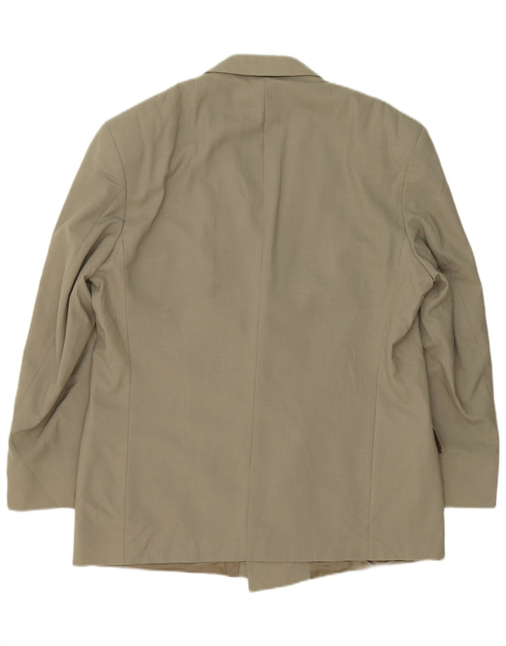 MARKS & SPENCER Giacca blazer doppiopetto da uomo UK 42 Large Beige