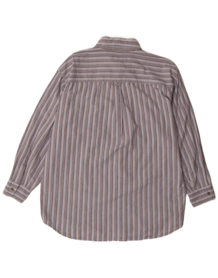 Camicia da uomo Carrera XL in cotone a righe blu