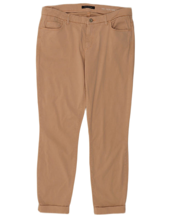 Pantaloni casual slim da donna Marc O'Polo W32 L27 Lyocell beige