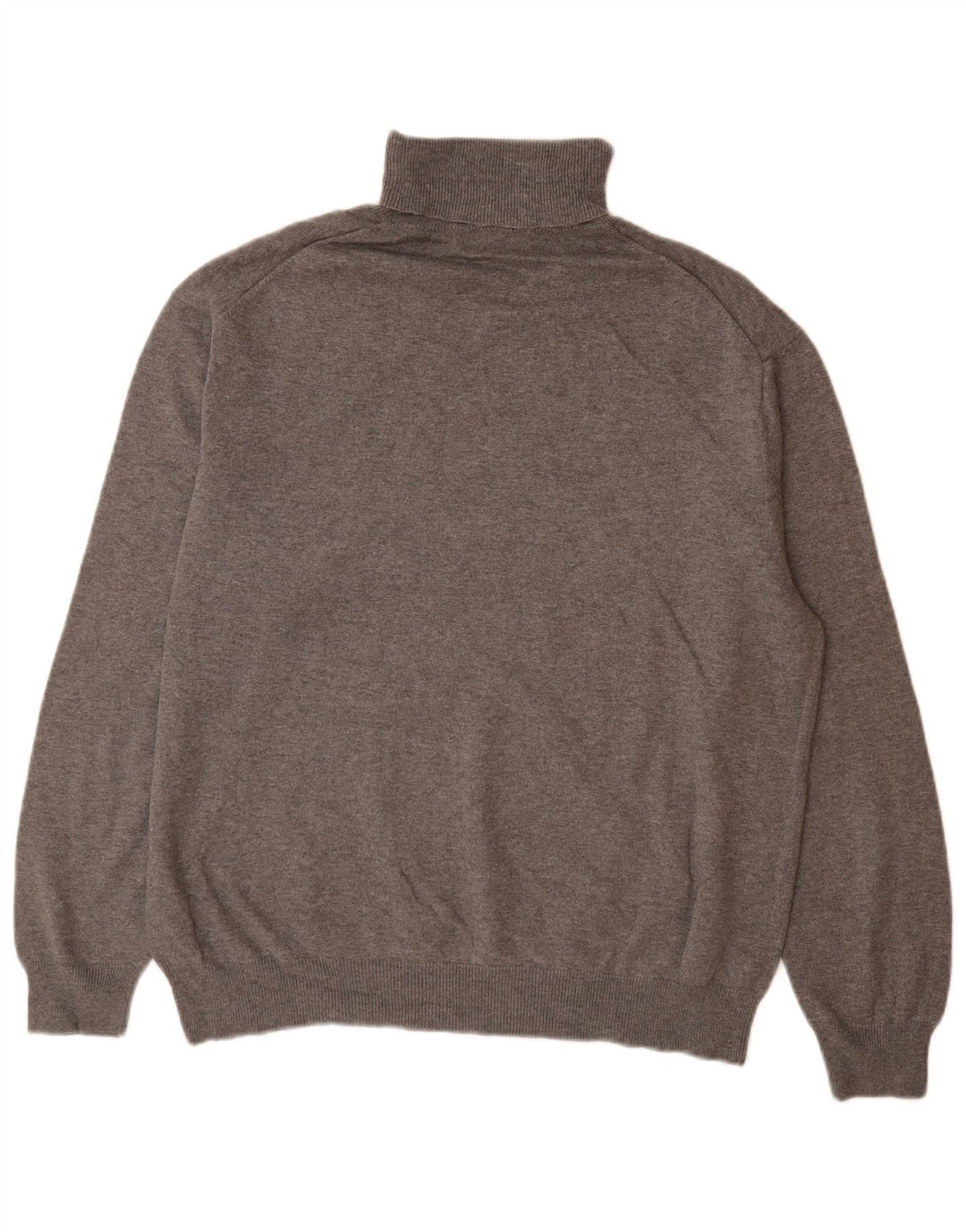 Maglione maglione da uomo a collo alto Massimo Dutti grigio medio