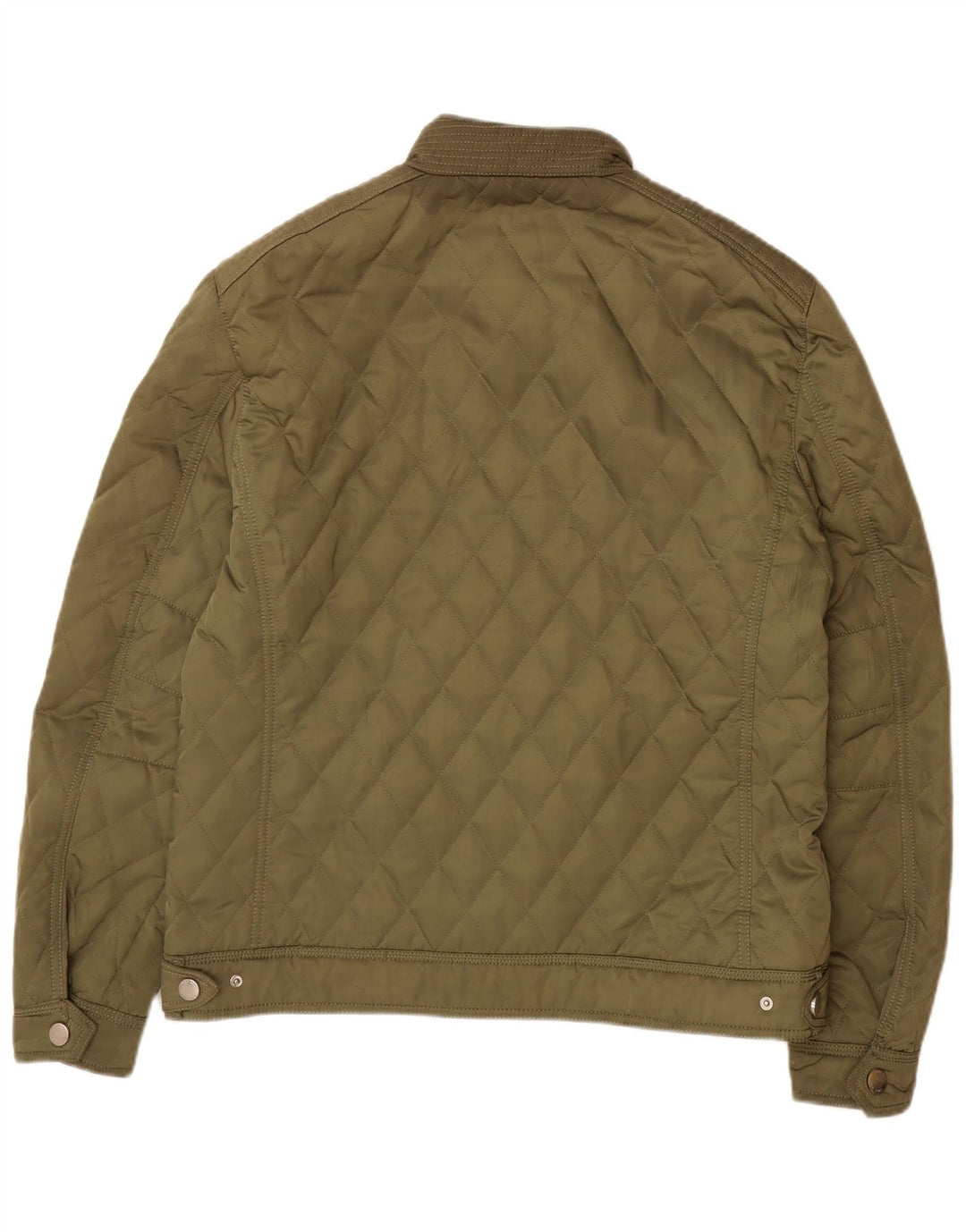 Giacca trapuntata da uomo Zara UK 44 2XL Poliestere kaki