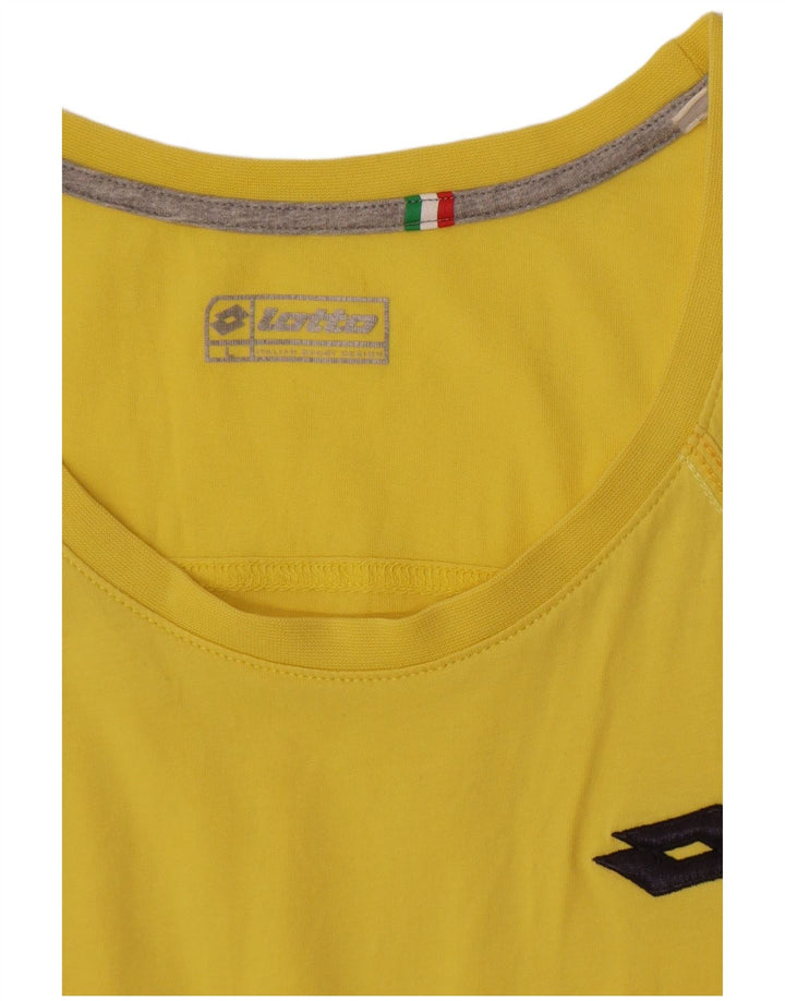 Canotta da donna Lotto UK 16 grande gialla
