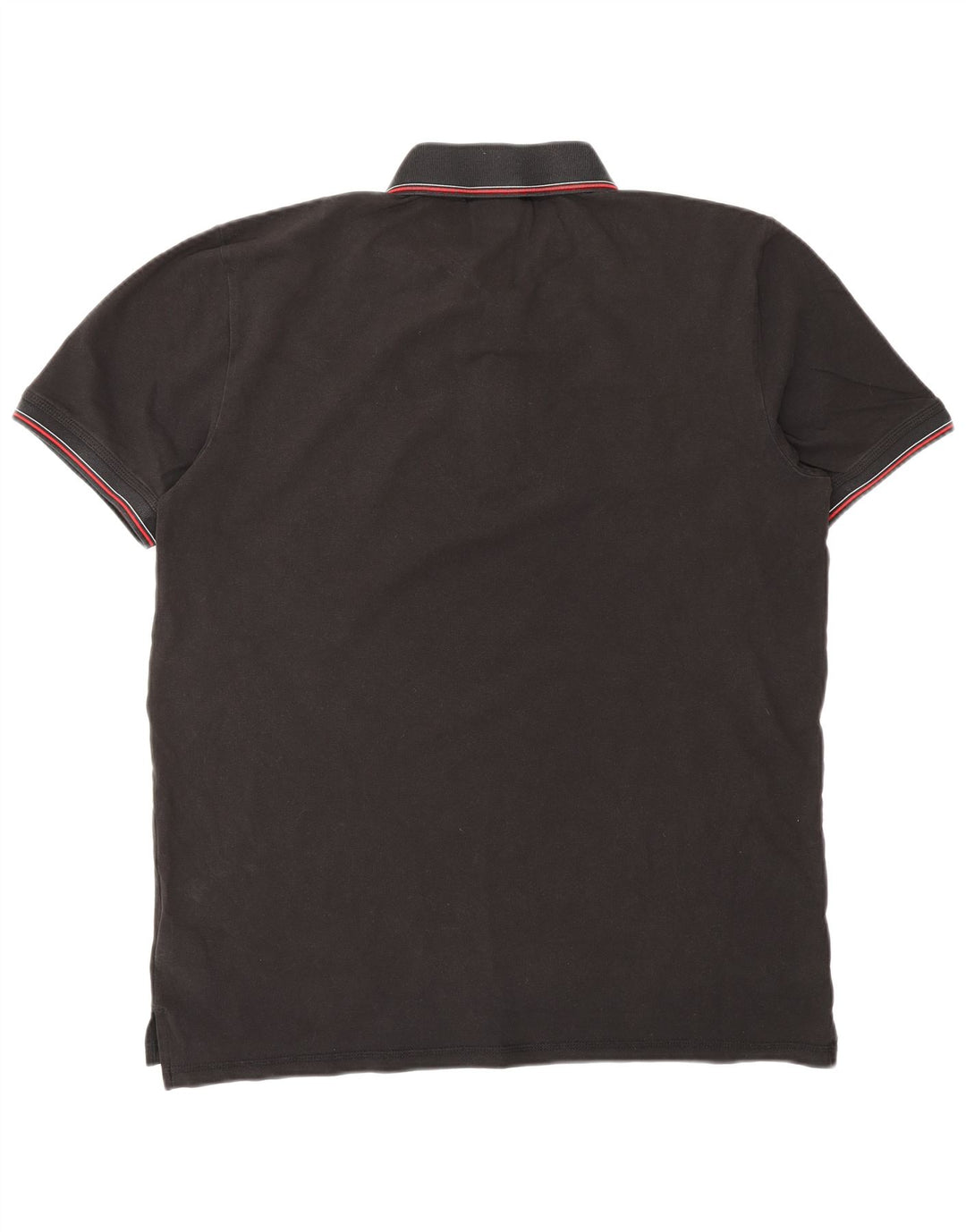 Polo da uomo HUGO BOSS grande in cotone nero