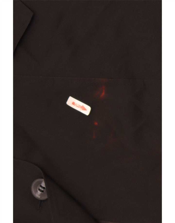 Trench da donna Marks & Spencer UK 16 grande poliestere nero