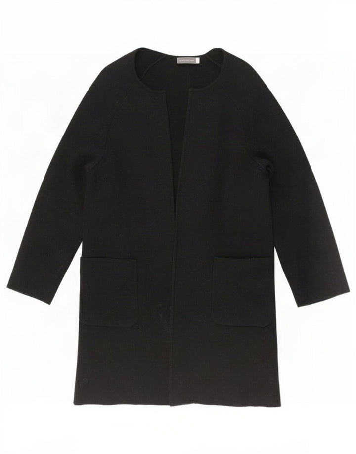 Soprabito aperto da donna MINT VELVET UK 14 grande nero in poliammide