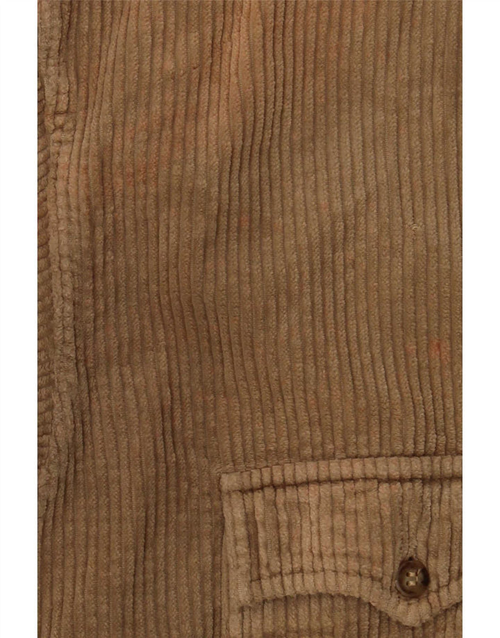 Camicia da uomo in velluto a coste Levi's, cotone beige medio
