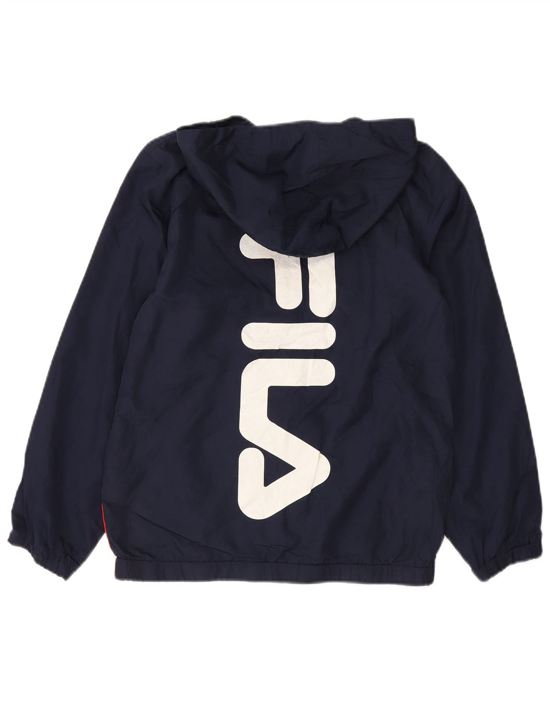 Giacca da ginnastica grafica da ragazzo Fila 11-12 anni Colorblock blu navy