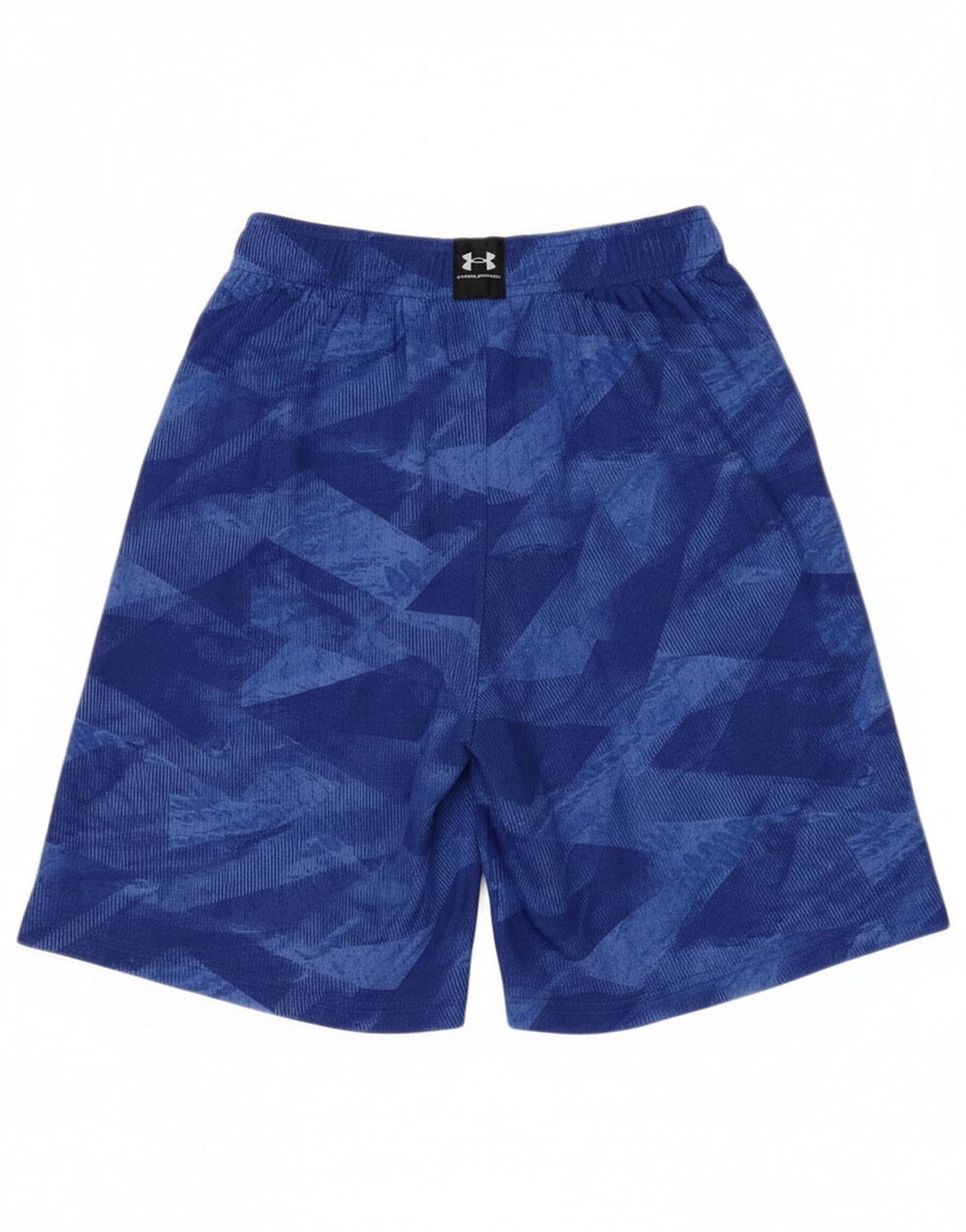 Pantaloncini sportivi Under Armour da bambino 9-10 anni Blu medio geometrico