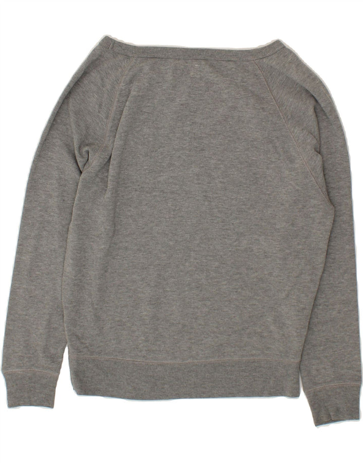 GAP Womens Oversized Graphic Sweatshirt Jumper UK 2 2XS Grey Cotton Vintage Gap and Second-Hand Gap from Messina Hembry 