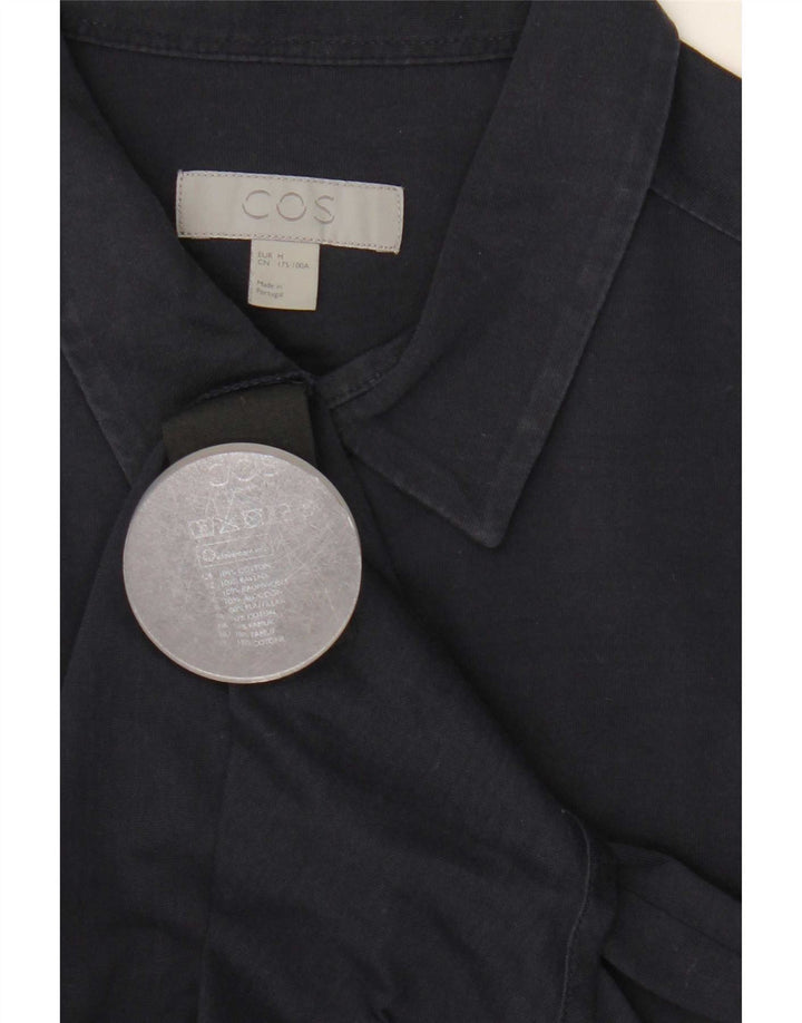 Camicia Cos da uomo in cotone blu navy medio