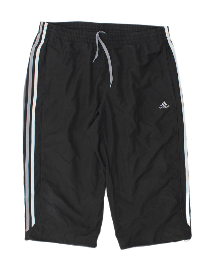 ADIDAS Mens Climalite Sport Shorts Large  Black Polyester