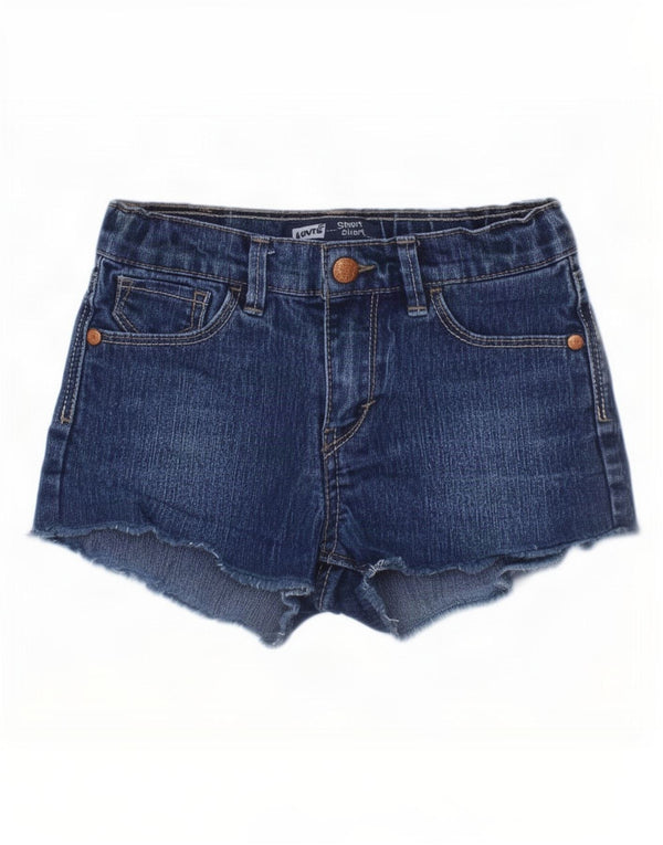 Pantaloncini di jeans per ragazze Levi's 5-6 anni W20 Blu Ramie