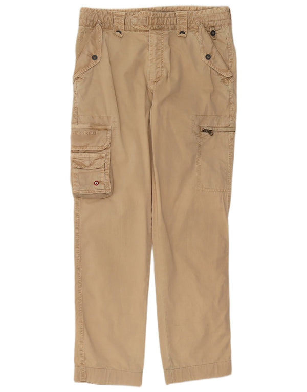 Pantaloni Cargo Uomo Aeronautica Militare IT 48 Medio W32 L32 Beige