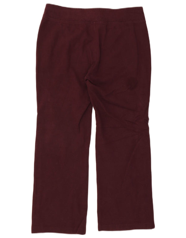 Pantaloni da tuta con grafica Dkny da donna UK 14 Colorblock medio bordeaux