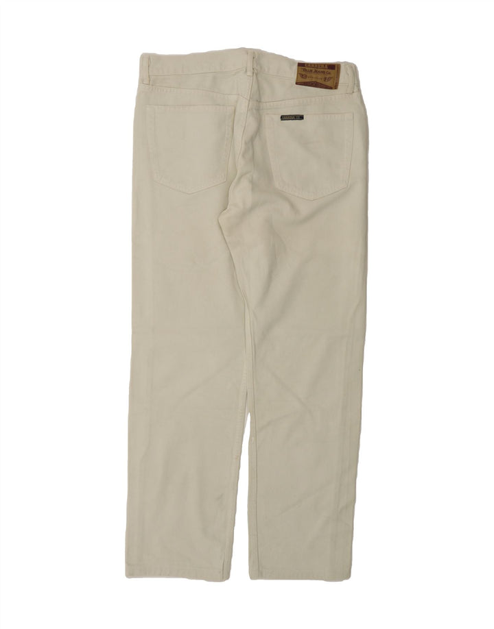 CARRERA Womens Straight Jeans W36 L32 White Cotton Vintage Carrera and Second-Hand Carrera from Messina Hembry 