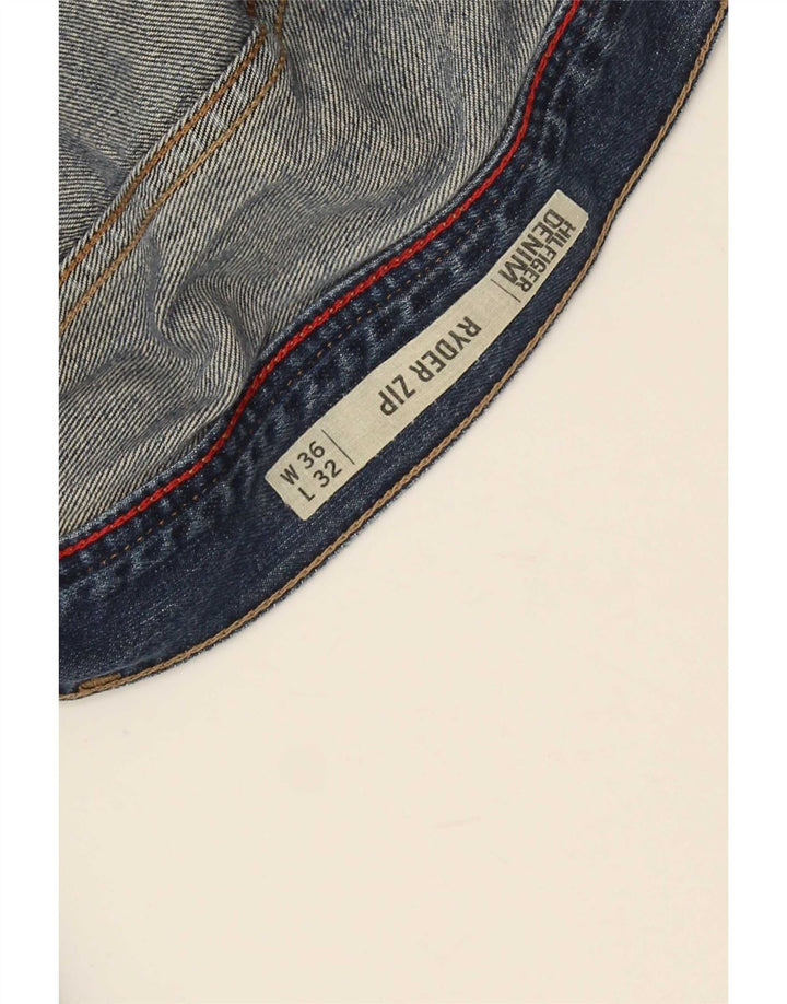 Tommy Hilfiger Uomo Ryder Zip Regular Jeans dritti W36 L32 Blu