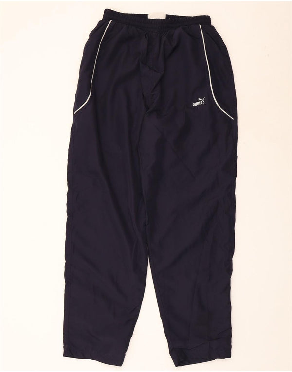 Pantaloni da tuta da uomo PUMA medio poliestere blu navy