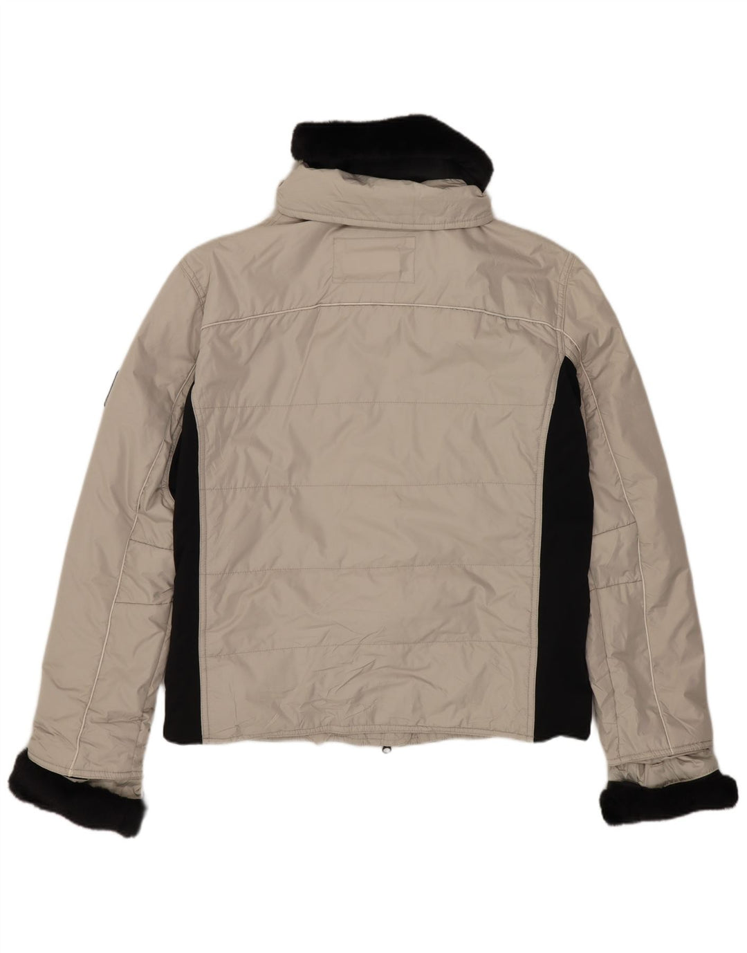 Giacca imbottita oversize da donna TCM UK 8/10 Small Beige Colourblock