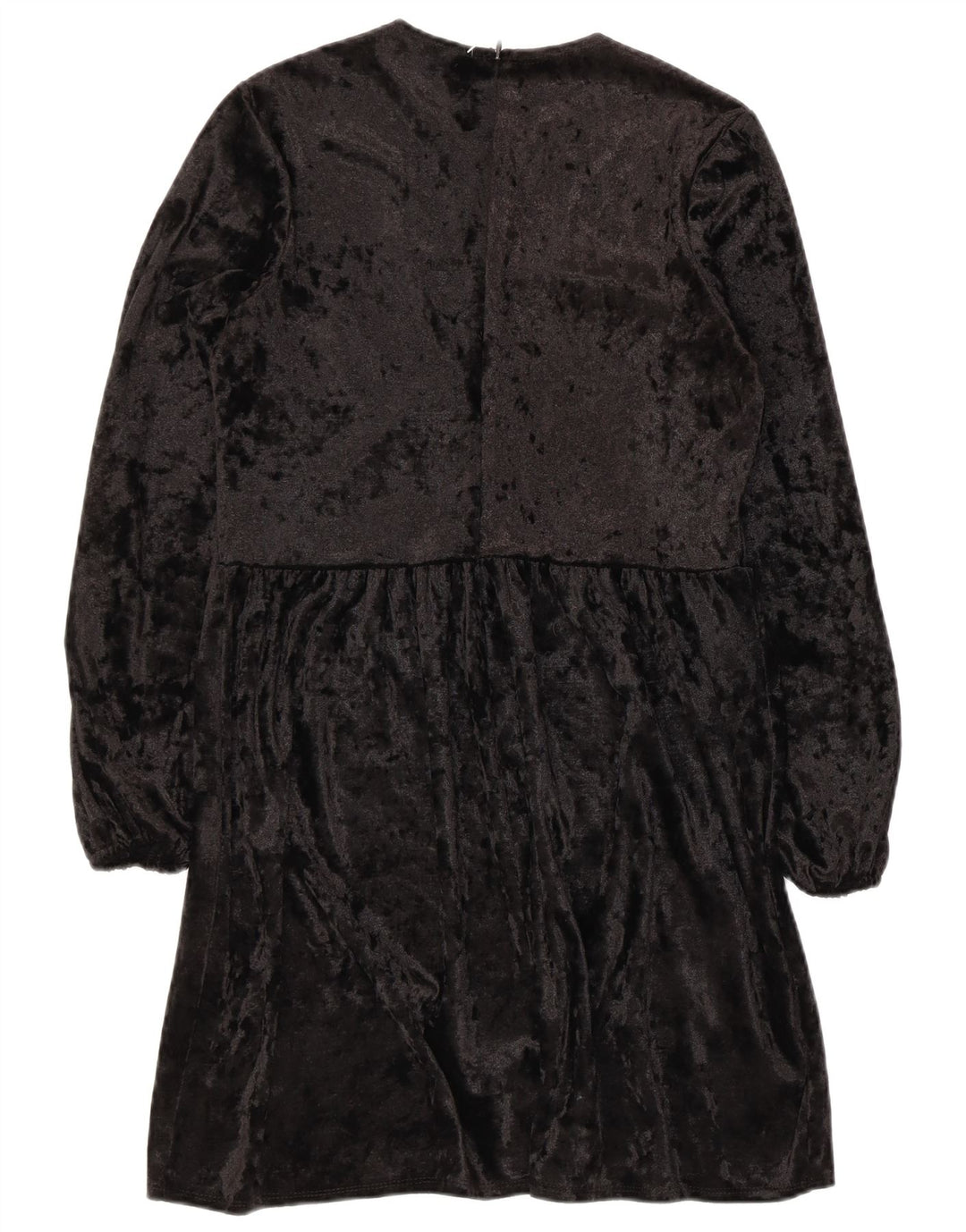 Abito a trapezio da donna a maniche lunghe Asos UK 8 piccolo poliestere nero