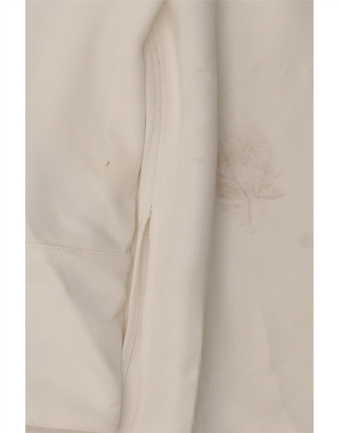 Top Zara a maniche lunghe da donna, taglia UK 16, grande, bianco