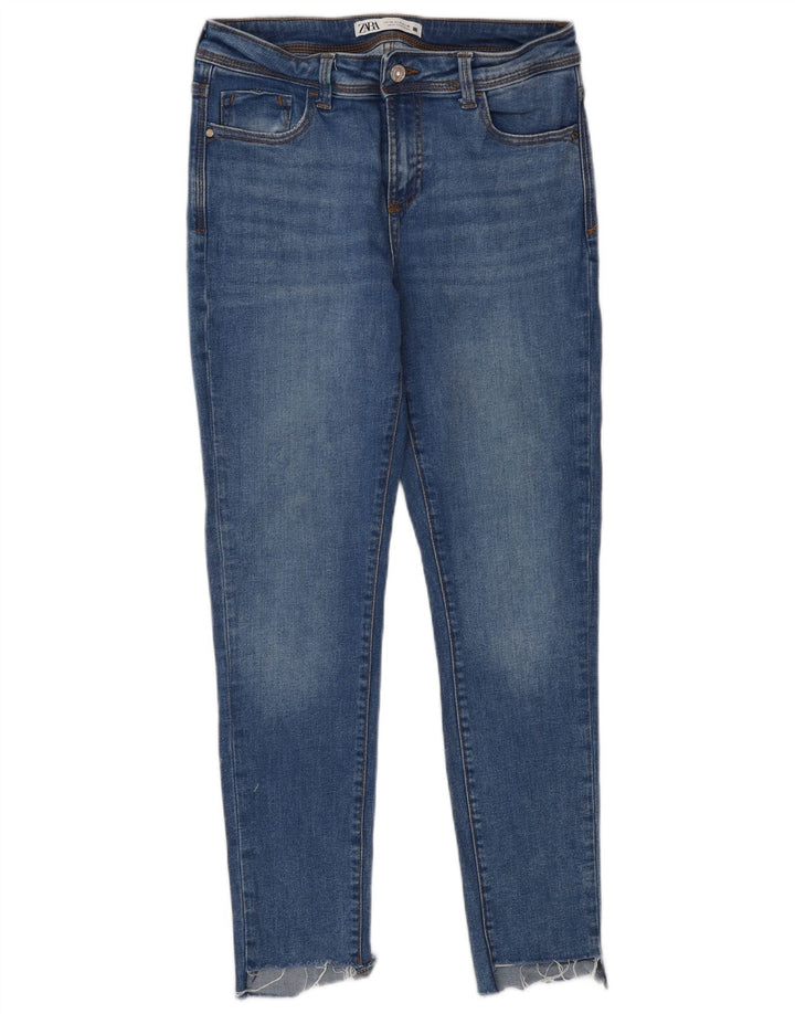Jeans skinny da donna Zara EU 40 medi W30 L28 Blu
