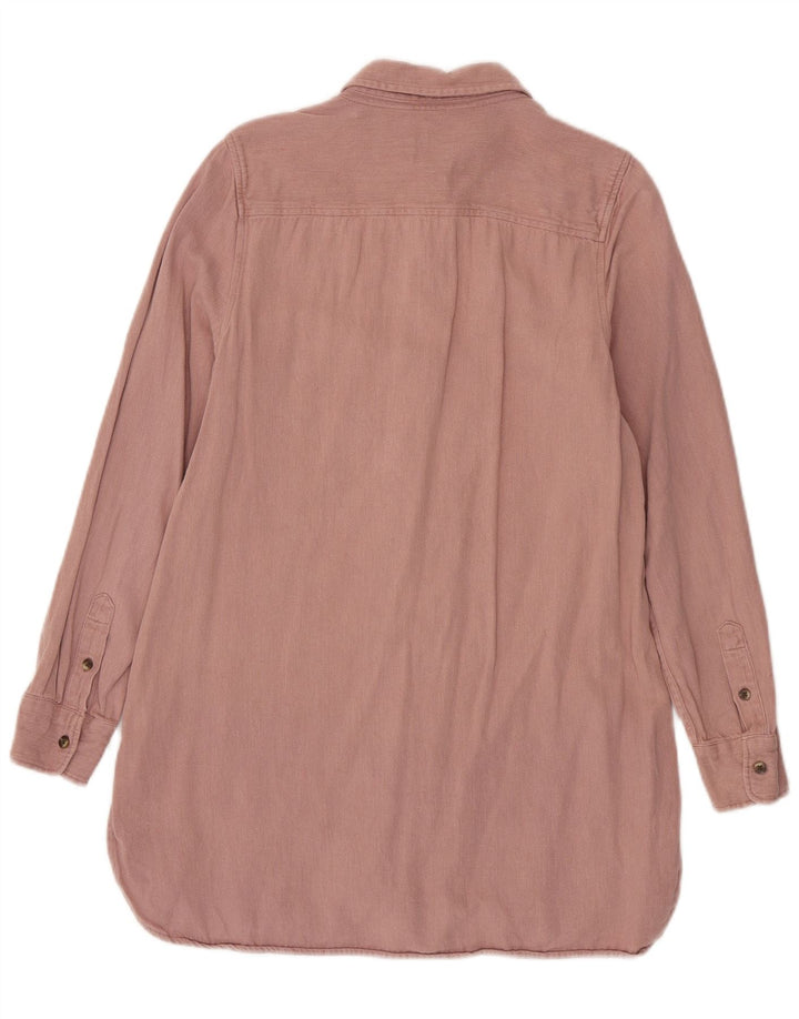 Camicia a maniche lunghe da donna Fat Face UK 10 Piccolo lino rosa