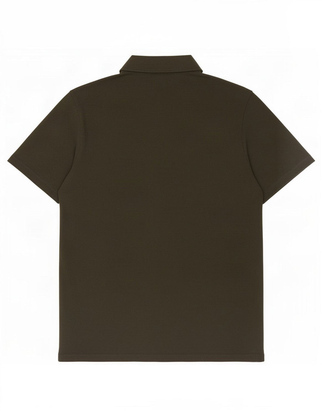 Polo da uomo All Saints grande in cotone kaki