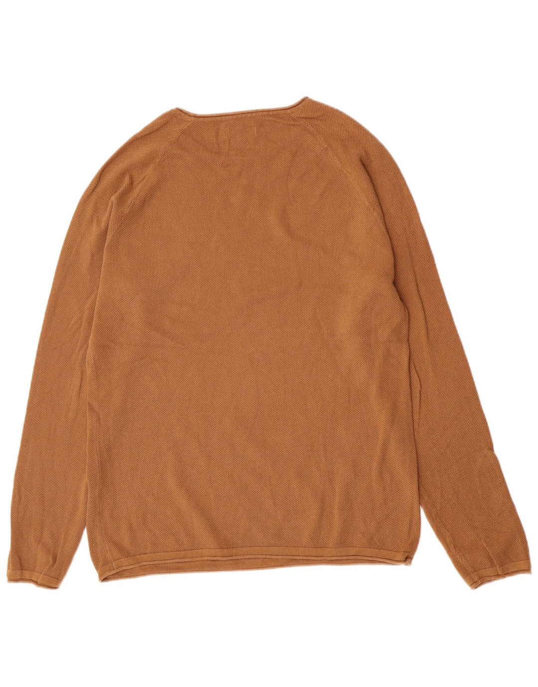 Maglione maglione girocollo da uomo Jack & Jones grande cotone marrone