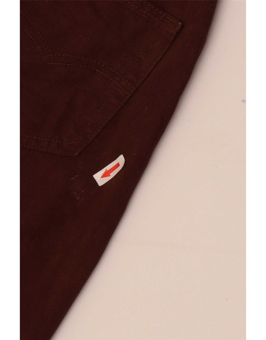 Jeans dritti 501 da donna Levi's W29 L32 cotone marrone