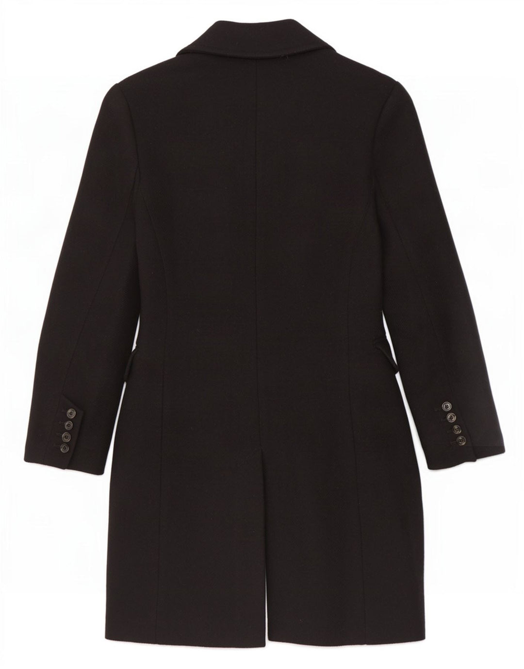 Cappotto Zara Donna UK 6 XS Nero Viscosa