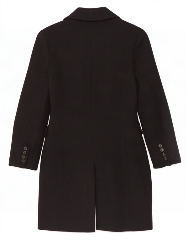 Cappotto Zara Donna UK 6 XS Nero Viscosa