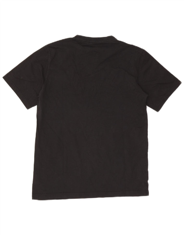 T-shirt grafica da uomo Converse Top in cotone nero medio