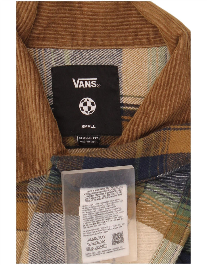 Camicia da uomo in flanella dal taglio classico Lumberjack di Vans a quadri piccoli multicolore