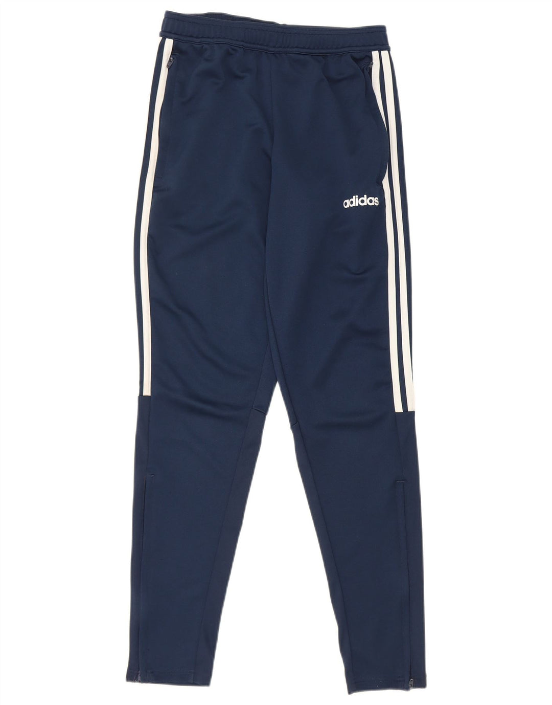 Pantaloni da tuta Adidas Climalite da uomo piccoli in poliestere blu navy