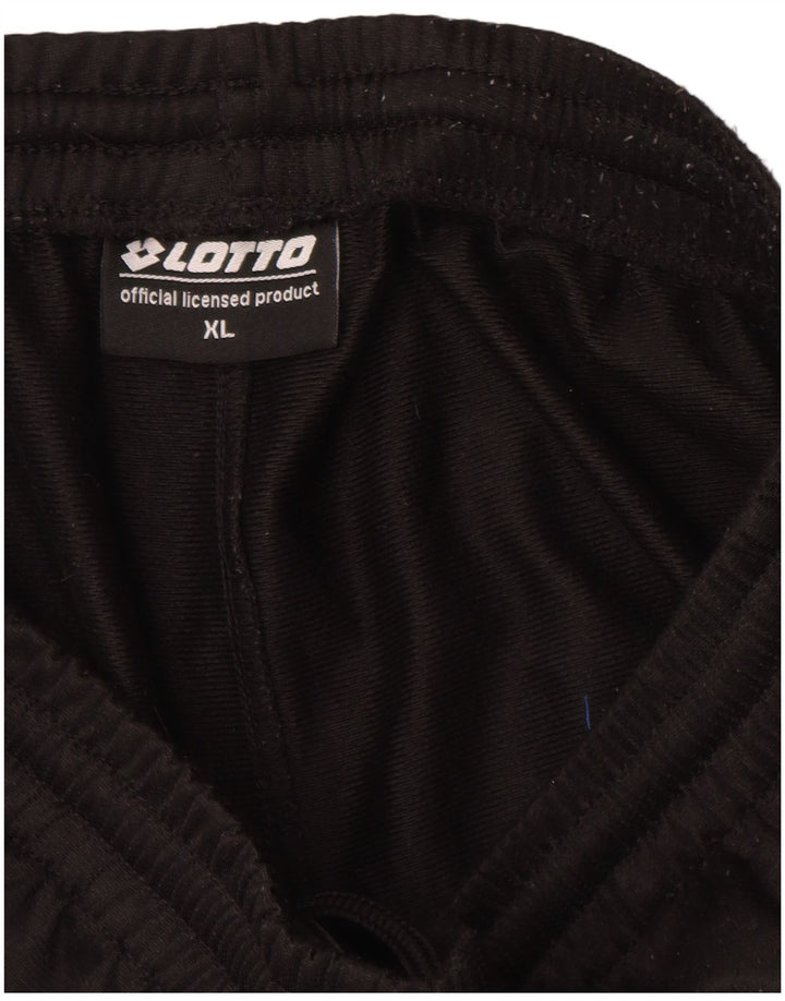 Pantaloni da tuta da uomo Lotto Joggers XL Poliestere nero