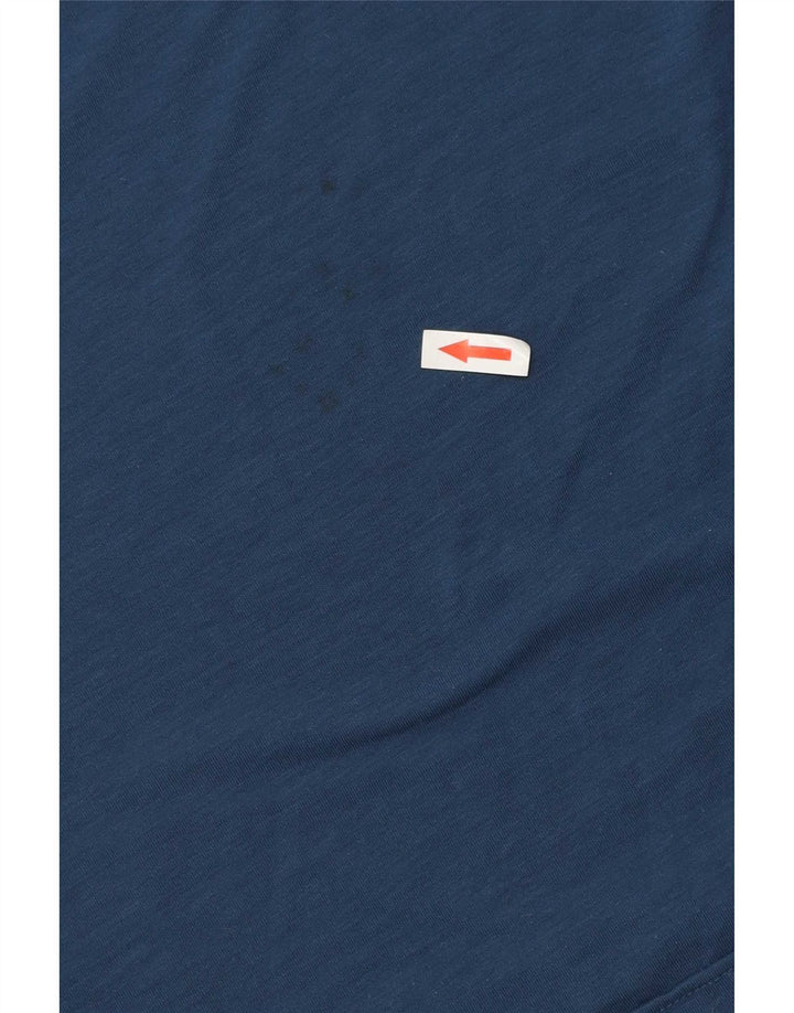 T-shirt da uomo Rohan Top grande in poliestere blu navy