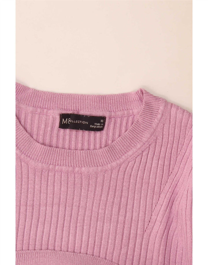Top camicetta da donna Marks & Spencer UK 18 XL Rosa