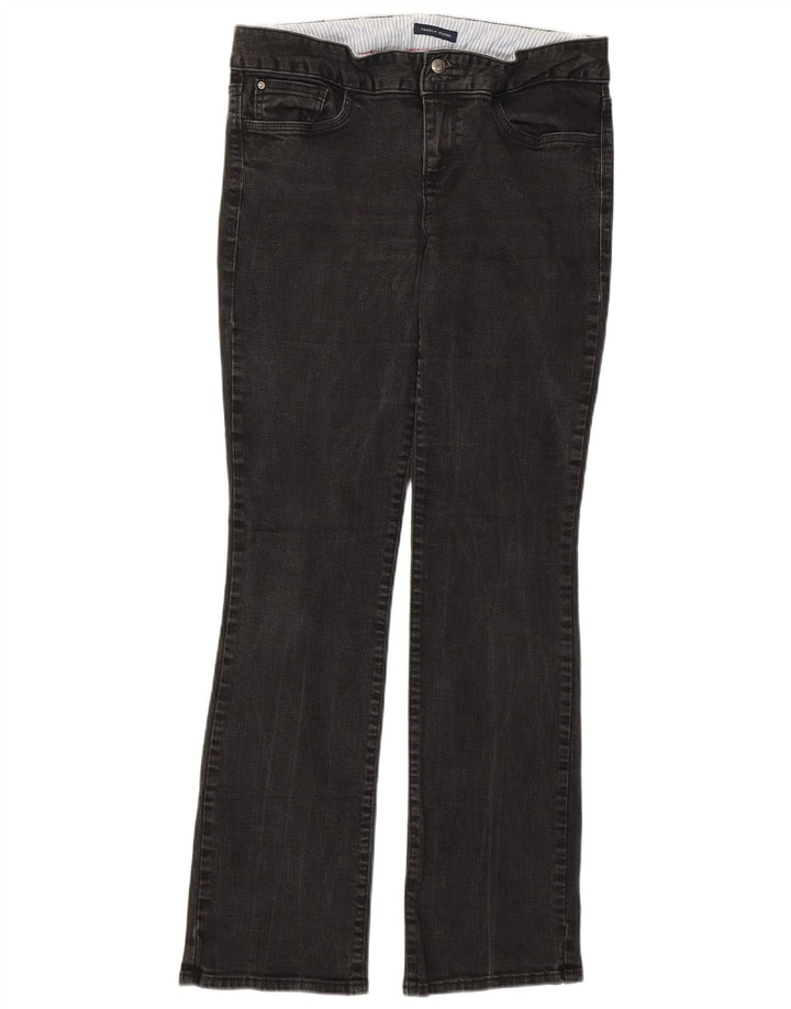 Jeans Bootcut da donna Tommy Hilfiger US 10 Large W32 L30 Cotone grigio