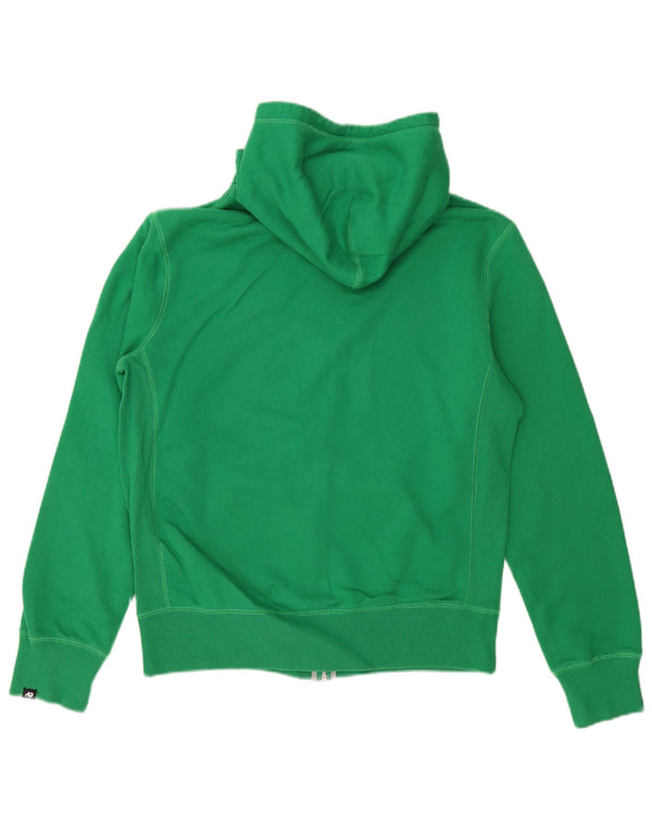 Maglione con cappuccio e zip da uomo NIKE verde medio