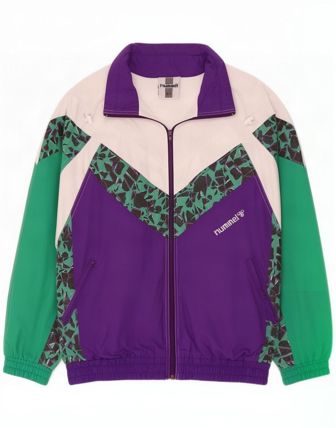 Hummel Giacca da tuta da uomo UK 40 Medium Multicolor Colourblock