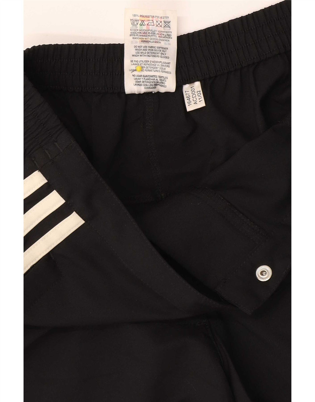 Pantaloncini casual Adidas Climalite da donna UK 12 Medium W28 Poliestere nero