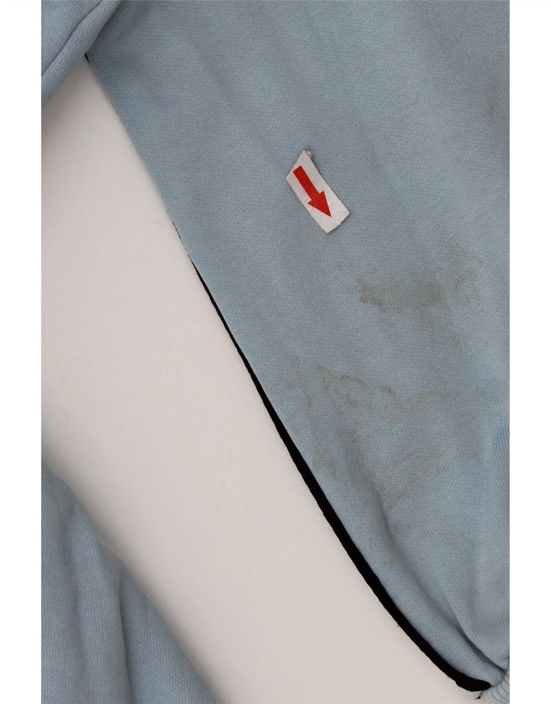 Felpa grafica da uomo Kappa, maglione grande, cotone color block blu